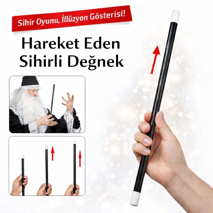 Hareket Eden Sihirli Değnek Çubuk 24 cm (5263)
