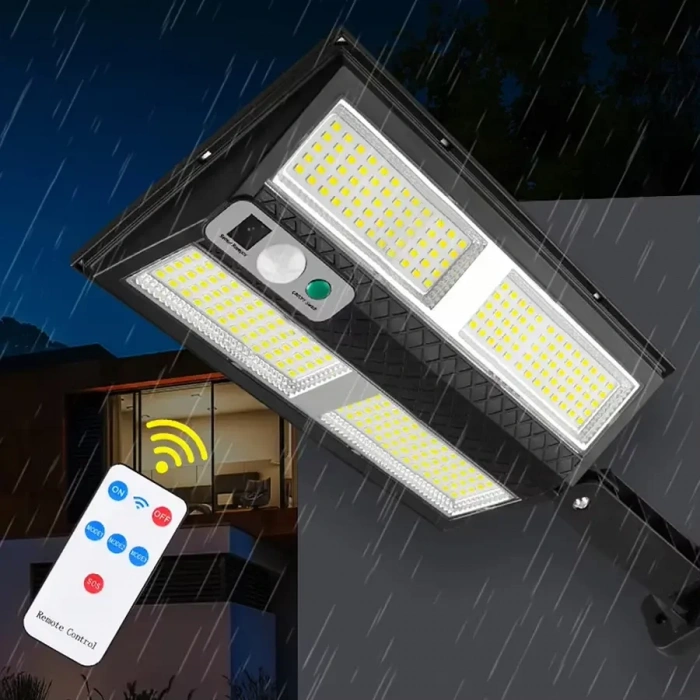 Hareket Sensörlü IP65 Güneş Enerjili LED Spot Kumandalı (5263)