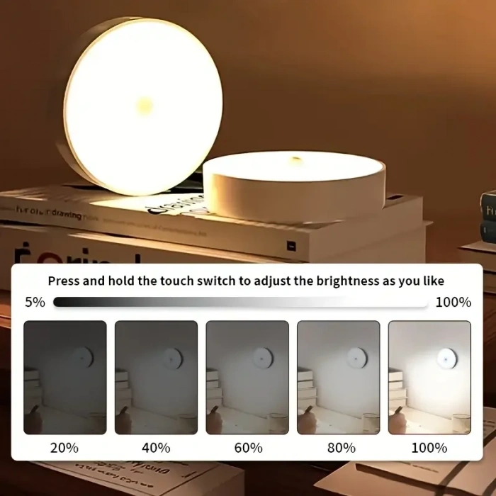 Hareket Sensörlü Usb Şarjlı Led Işık Lamba (5263)