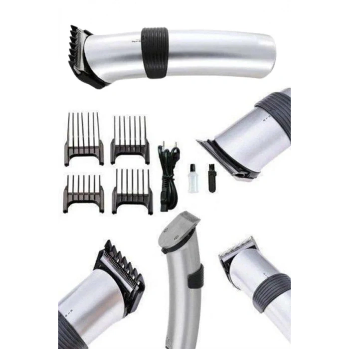 Hassas Ciltlere Özel Saç Sakal Ve Vücut Kuaför Tipi Şarjlı Tıraş Makinesi