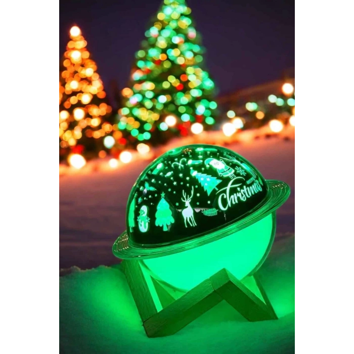 Hava Nemlendirici Masa Ve Gece Lambası Usb Projeksiyon Aromaterapi