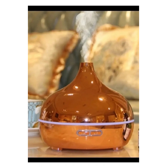 Hava Nemlendirici Parlak Gold Aromatik Oda Kokusu 550 Ml Kahve Aroma Difüzörü Buhar Nemlendırıcı