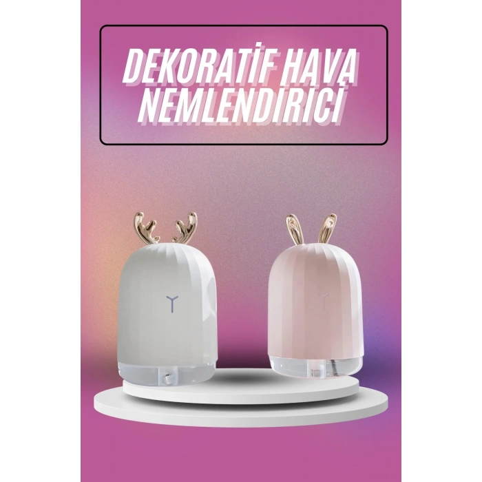 Hava Nemlendirici Ultrasonik Aromaterapi Difüzör Tavşan Nemlendirici