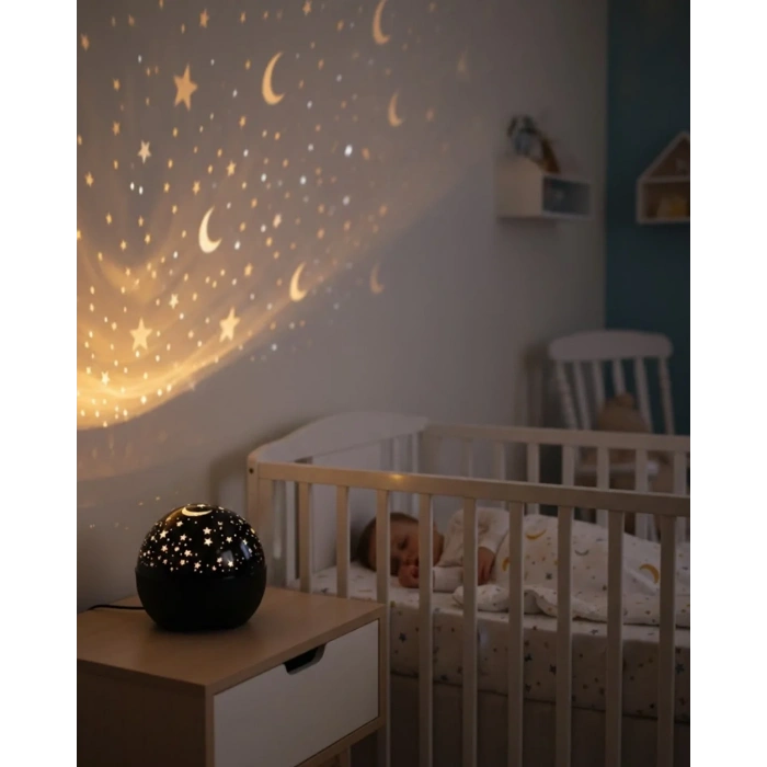 Hoparlörlü Yıldız Projektör Oda Lambası