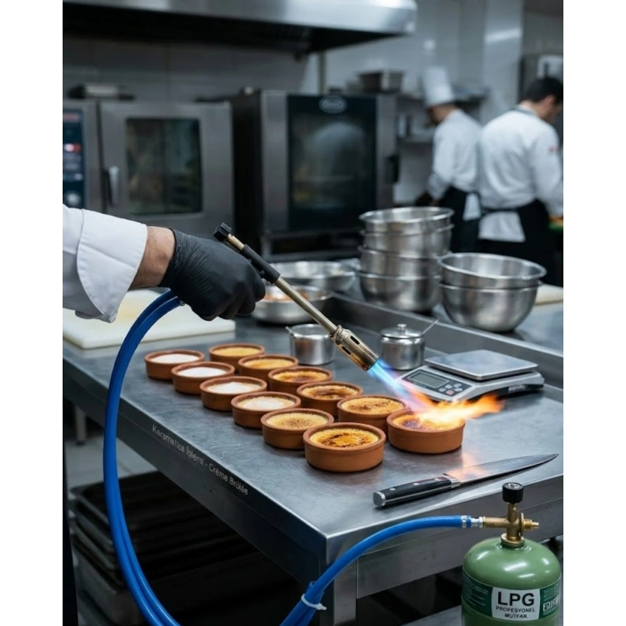 Hortumlu Lpg Pürmüz Alev Tabancası Ayarlanabilir Alev Gücü Mangal Kamp Ve Lehimleme Kullanımı