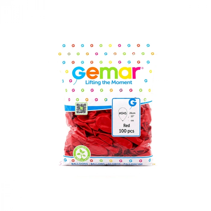 İÇ MEKAN - KIRMIZI BALON 10 INC - 26CM - 100PCS (5263)