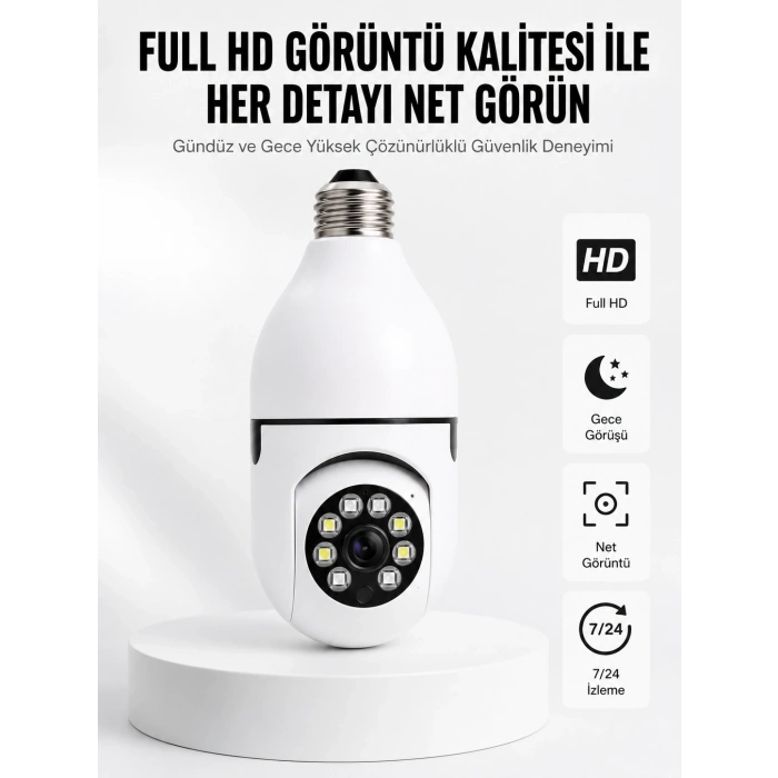 İki Yönlü Ses Destekli Full Hd Akıllı Kamera Yeni Nesil