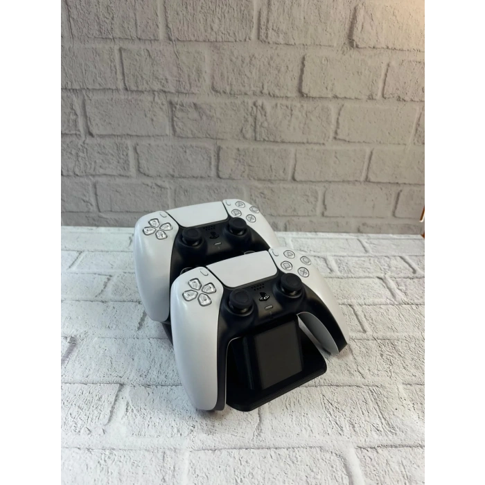İkili Gamepad Tutucu Siyah 7x18 Cm Masa Ve Raf Düzeni