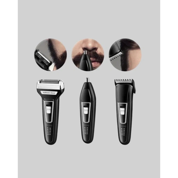 İnsua 3 Başlıklı Profesyonel Tıraş Makinesi – Sıfır Kesim, Hassas Başlık, Güçlü Motor