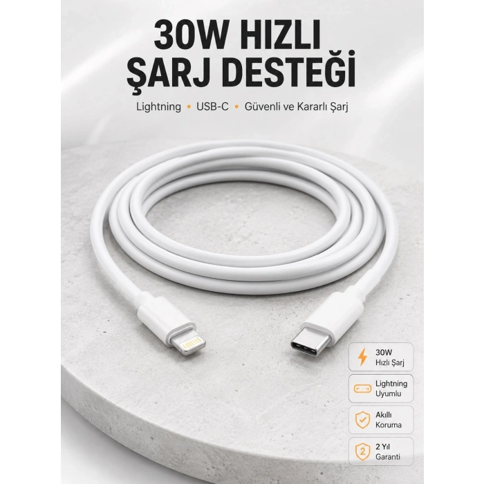 Ios Tüm Serilerle Uyumlu 30w Hızlı Şarj Aleti 11 12 13 14/pro Max Mini Plus
