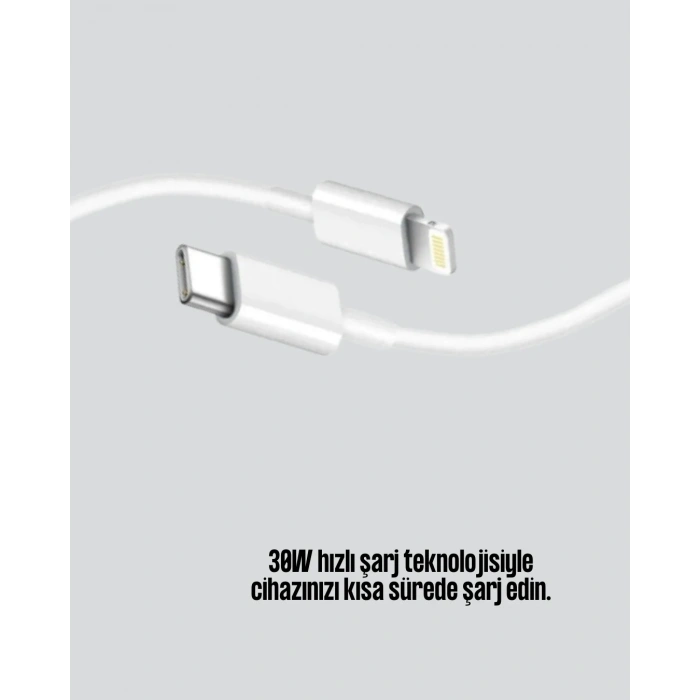 İphone İpad Airpods Uyumlu 30w Type-c To Lightning Kablo