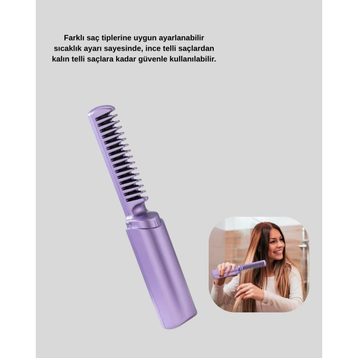 Isı Ayarlı Saç Düzleştirici – Her Saç Tipine Uygun Hassas Sıcaklık Kontrolü