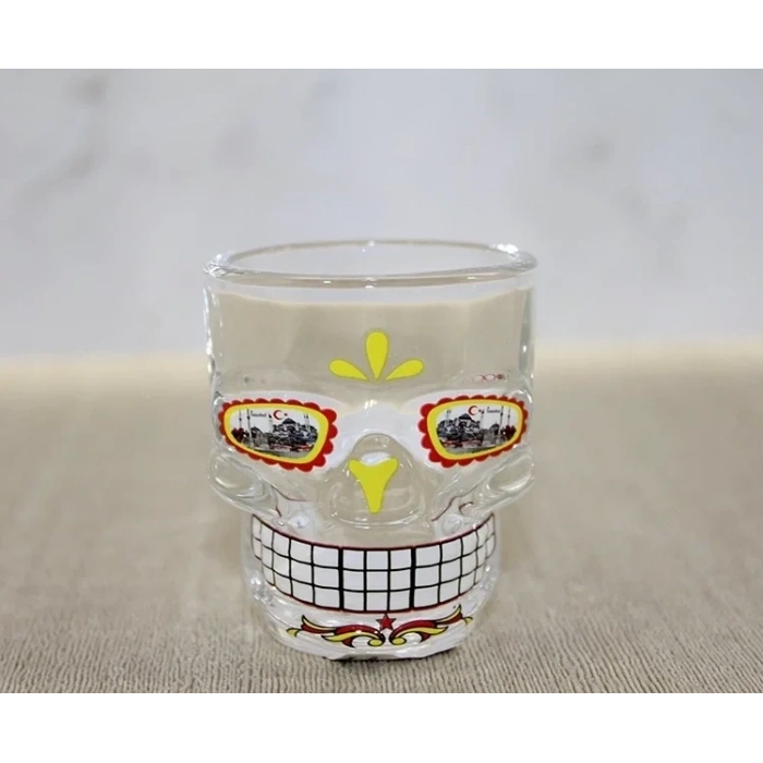 İstanbul Temalı Cam Kurukafa Shot Bardak Alk4302