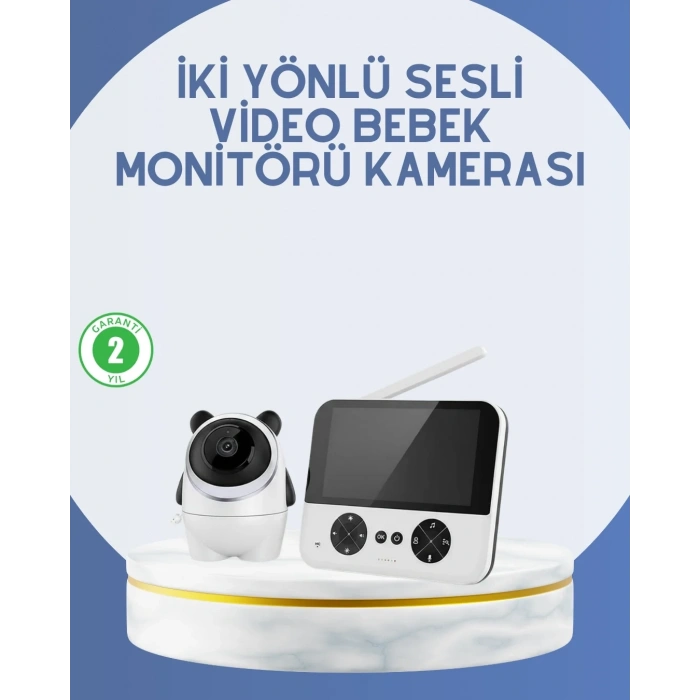 Kablosuz Bebek Monitörü 720p Görüntü Ve Geniş Ekran