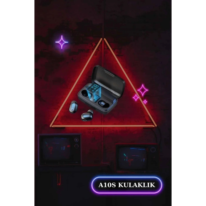 Kablosuz Bluetooth Kulaklık Ve Kordon Hediyeli Akıllı Saat Nabız Ölçer Uzun Pil Ömrü