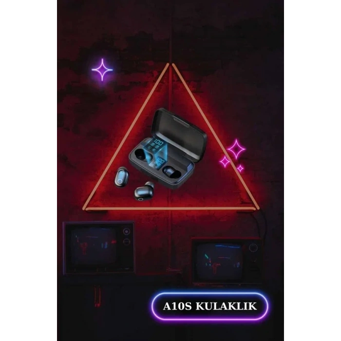 Kablosuz Bluetooth Kulaklık Ve Kordon Hediyeli Akıllı Saat Nabız Ölçer Uzun Pil Ömrü