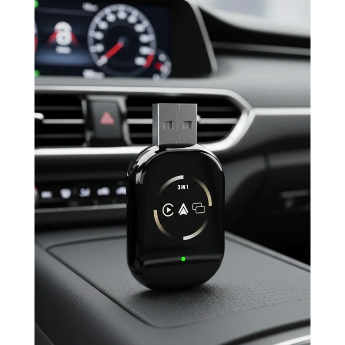 Kablosuz Carplay Android Auto Adaptörü Otomatik Eşleşme