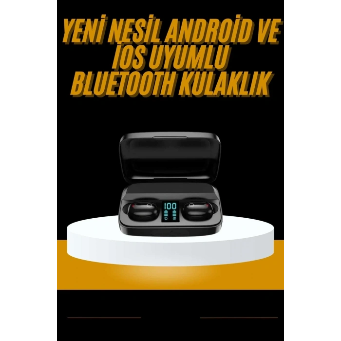 Kablosuz Dijital Göstergeli Çağrı Cevaplayabilen Tws 5.0 Bluetooth Kulaklık