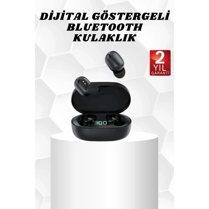 Kablosuz Kulak İçi Bluetooth Kulaklık Stereo Dokunmatik Kontrollü Kulaklık