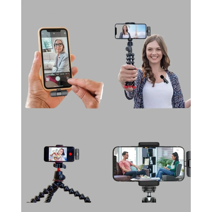 Kablosuz Mikrofon - Telefon Ve Bilgisayar Uyumlu