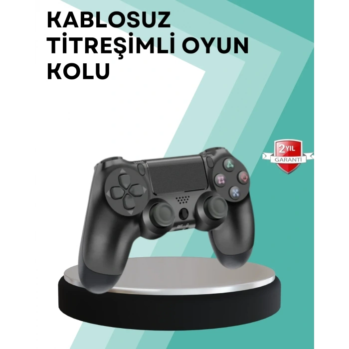 Kablosuz Ps4 Oyun Kolu – Çift Titreşimli Motor, Uzun Pil Ömrü Ve Hassas Kontrol