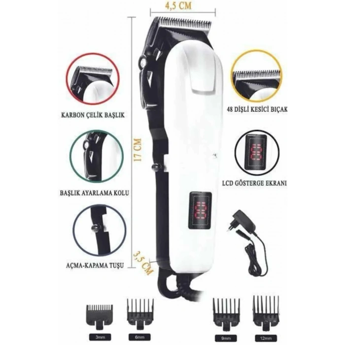 Kablosuz Saç Kesme Makinesi  Epilasyon Öncesi Kısaltma Makinesi