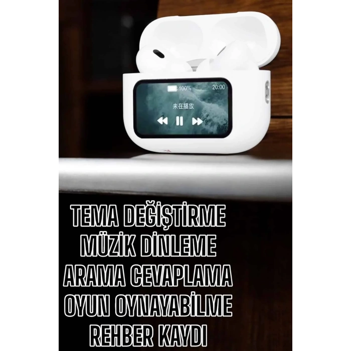 Kablosuz Yeni Nesil Bluetooth Bağlantılı Dokunmatik Ekranlı Kulak İçi Pro