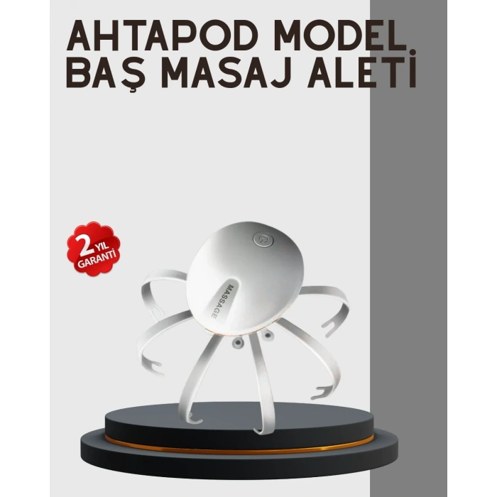 Kafa Derisi Masaj Aleti Usb-c Şarjlı Rahatlatıcı Ve Canlandırıcı Masaj