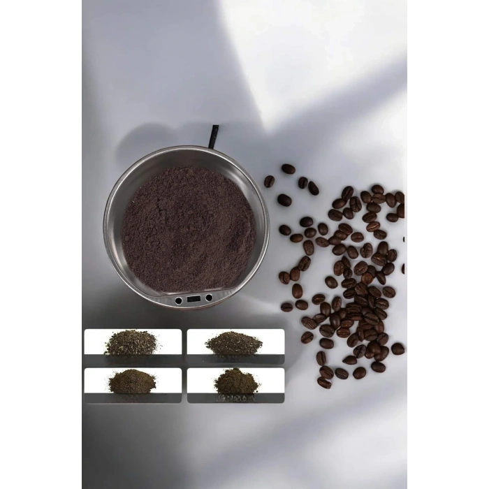 Kahve Ve Baharat Öğütücü Dayanıklı Paslanmaz Çelik Kolay Kullanım