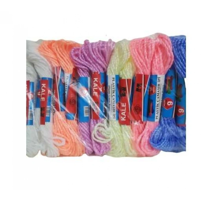 KALE Plastik Çamaşır ipi 8 Metre 24 Adet (5263)