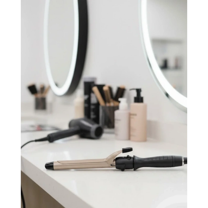 Kalın Bukleler İçin 25 Mm Saç Maşası Seramik Plakalı 230 Derece