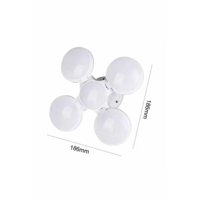 Kamp Lambası Güneş Enerjili Solar 5 Kanatlı Katlanır Lamba Karavan