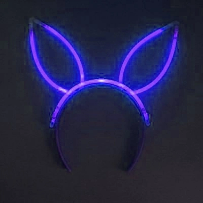 Karanlıkta Yanan Fosforlu Glow Taç 6 Renk 6 Adet (5263)