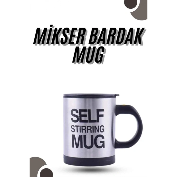 Karıştırıcı Özellikli Mikser Kupa Bardak Kompakt Taşınabilir Mug