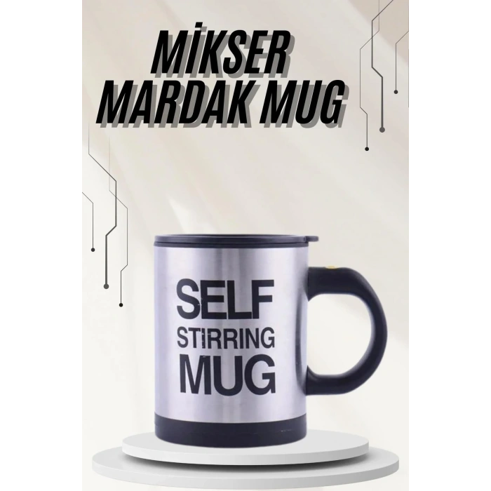 Karıştırıcı Özellikli Mikser Kupa Bardak Termos Bardak