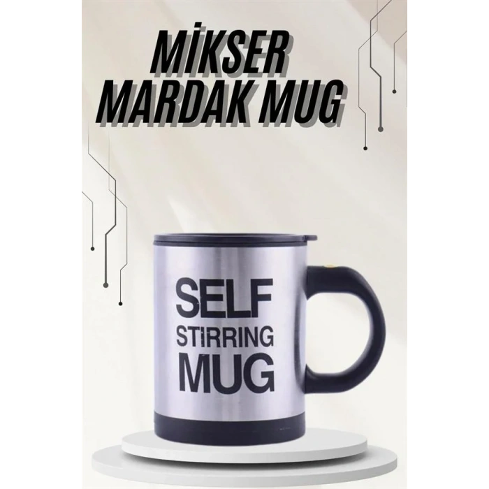 Karıştırıcı Özellikli Mikser Kupa Bardak Termos Bardak