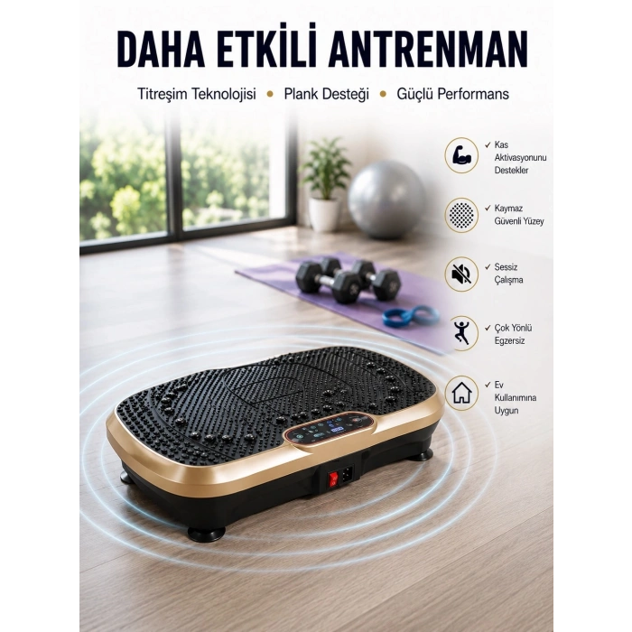 Kas Aktivasyonunu Artıran Titreşimli Egzersiz Makinesi Yeni Nesil