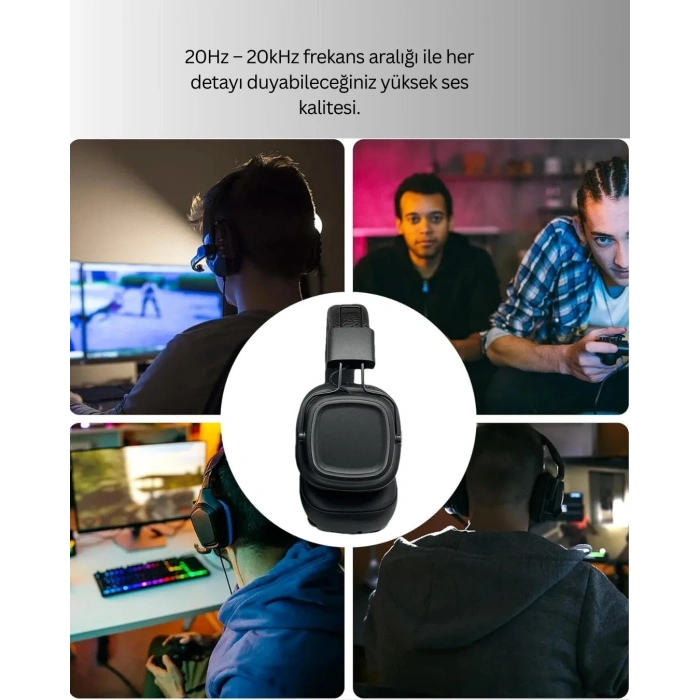 Katlanabilir Tasarımlı Taşınabilir Kablosuz Müzik Kulaklığı