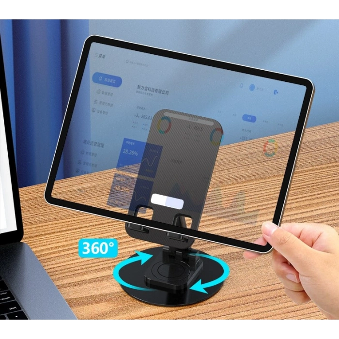 Katlanabilir Telefon Tutucu Stand Yuvarlak Tabanlı (5263)