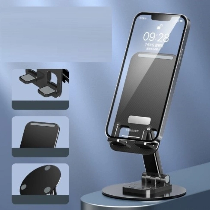 Katlanabilir Telefon Tutucu Stand Yuvarlak Tabanlı (5263)