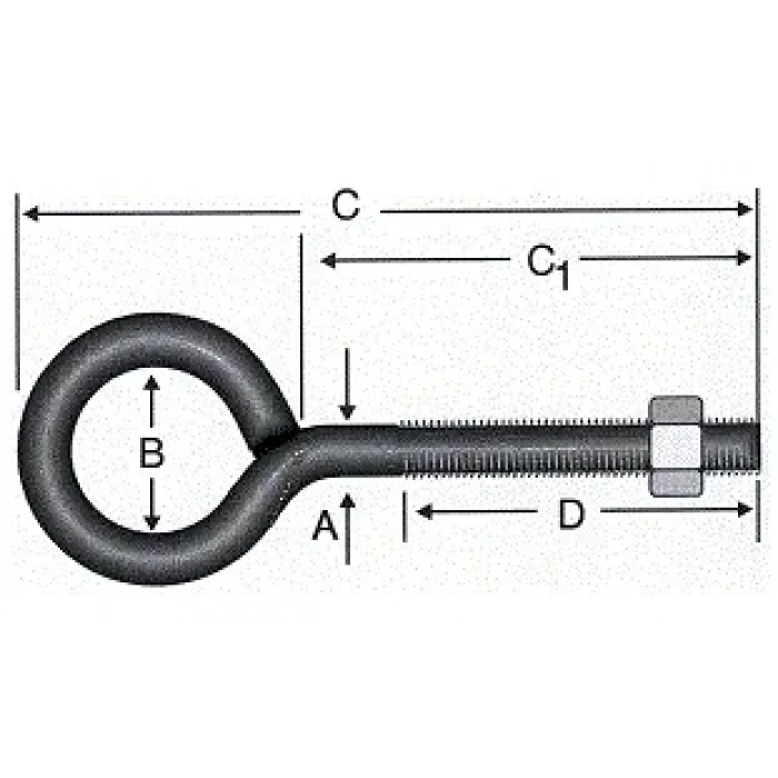 Kaynaklı Civata M8x160 - 50 Adet