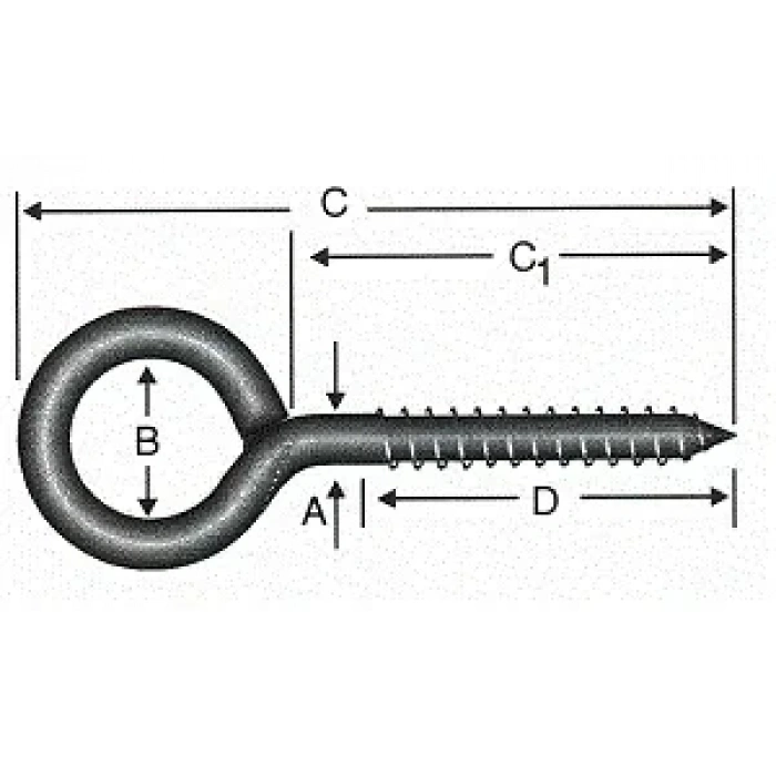 Kaynaklı Vida 8x190 - 50 Adet