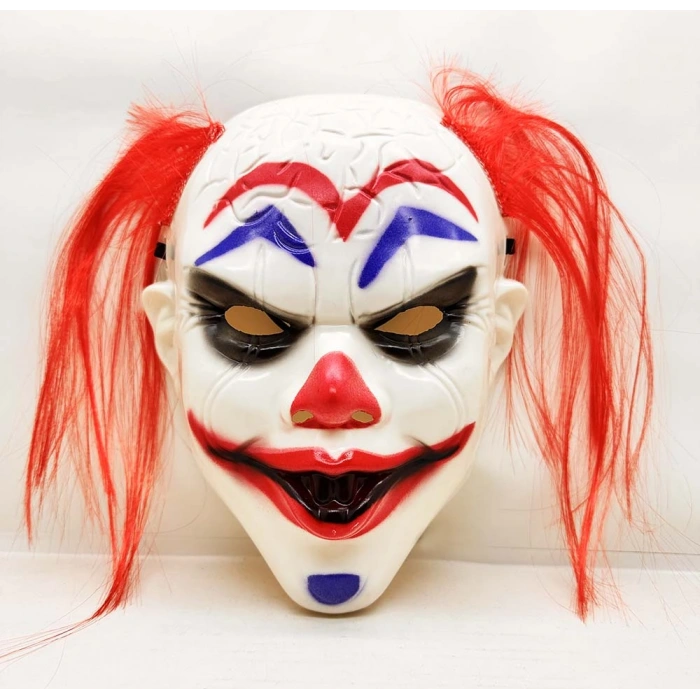 Kızıl Saçlı Joker Palyaço Maskesi (5263)