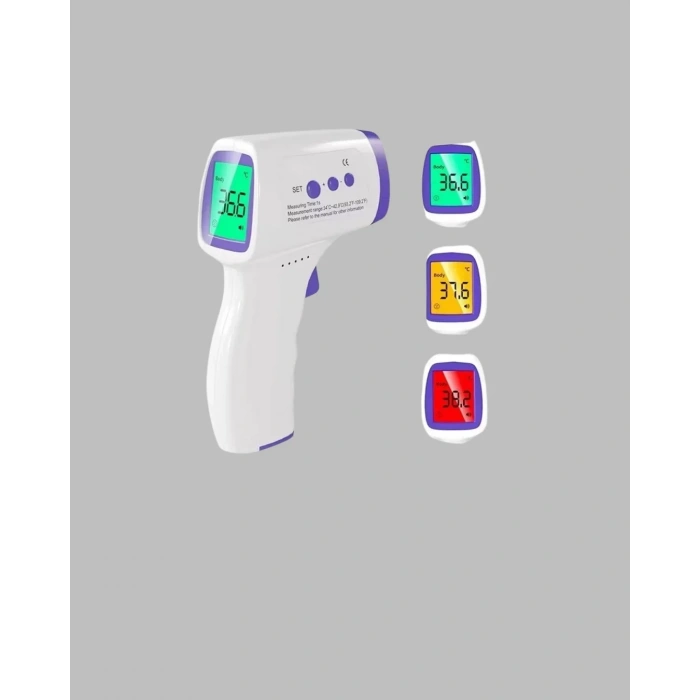 Kızılötesi Temassız Ateş Ölçer Lcd Ekranlı Hassas Termometre