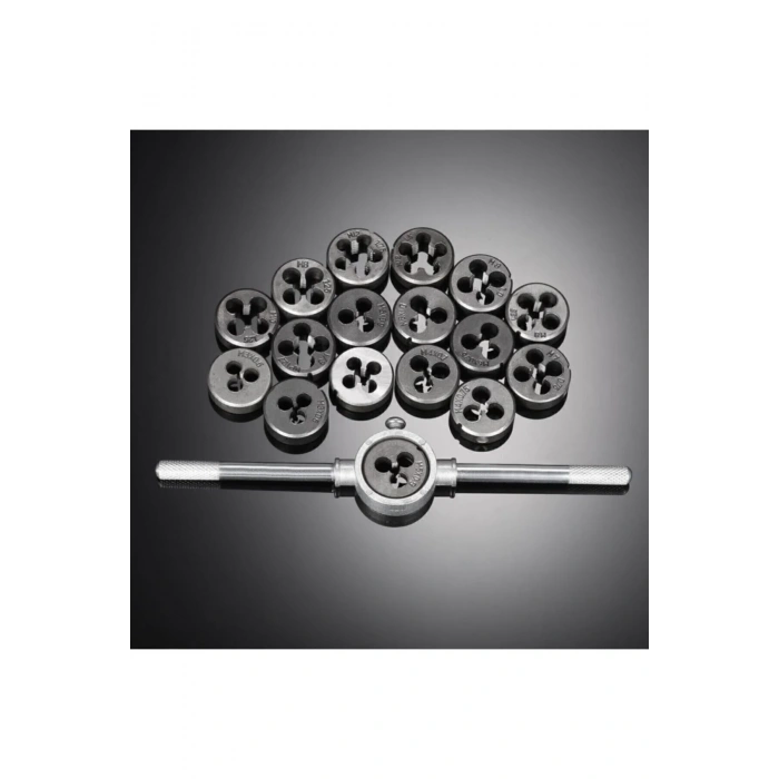 Klavuz 40 Parça Klavuz Açma Seti Pafta Seti Metrik Set Kılavuz Pafta Full Set