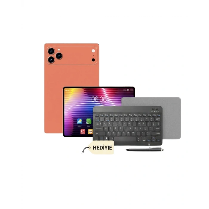 Klavyeli Tablet Pc Kalem Kılıf Ve Ekran Koruyucu Hediyeli Android Set