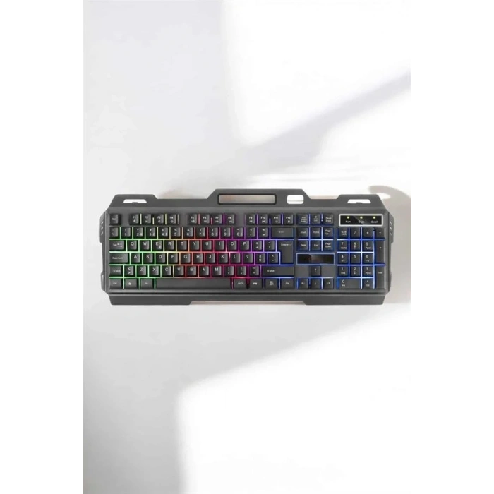 Klavyesi Q Klavye Rgb Işıklı Mouse Hediyeli