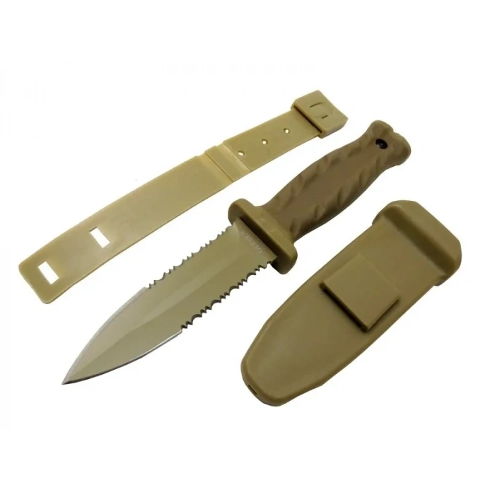 Knives S30v Haki Av Bıçağı 22cm - Testere Detaylı, Kılıflı