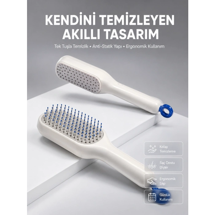 Kolay Temizlenen Fırçası Evcil Hayvanlara Özel Tüy Temizleme