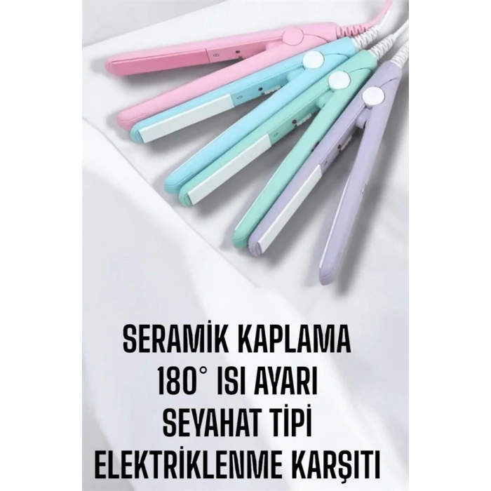 Kompakt Ve Hafif: Elektriklenme Karşıtı Mini Saç Düzleştirici